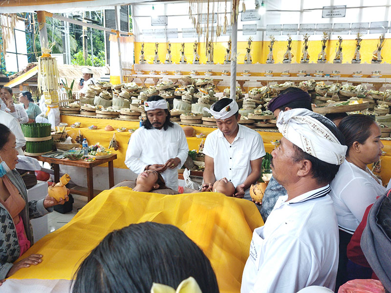 Metatah dan Mekutang Bok Masal Desa Adat Guliang Kangin